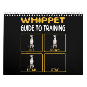 Calendrier Guide Whippet Pour L'Entraînement De L'Obéissance 