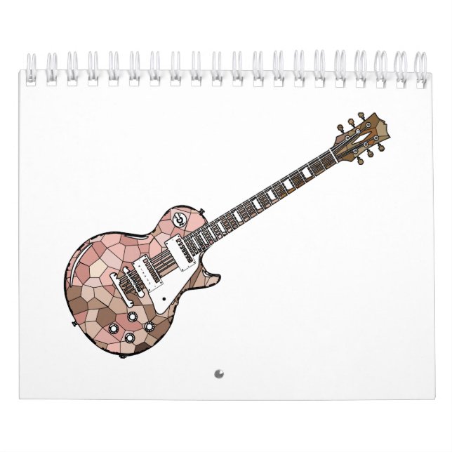 Calendrier Guitare électrique de l'Harlequin (Protection)