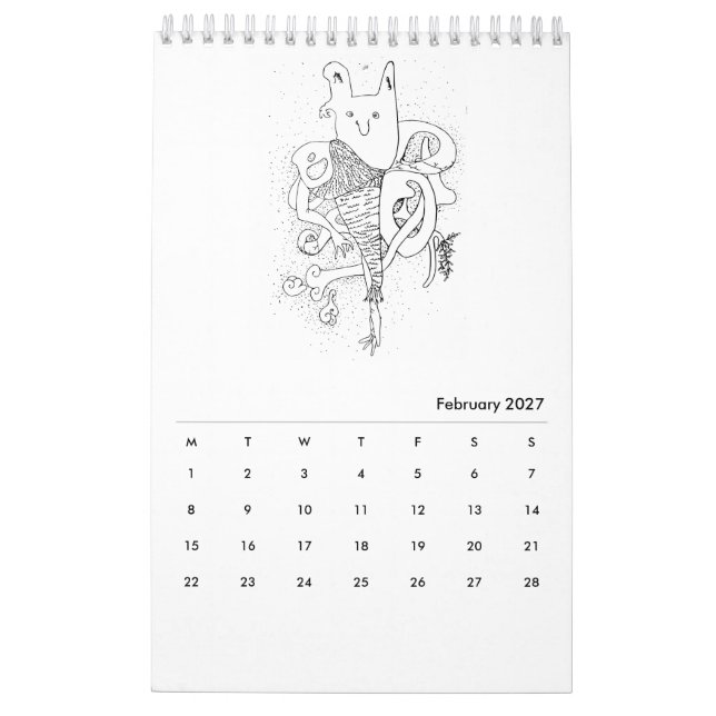 Calendrier habituel des créatures 2016 (Feb 2027)