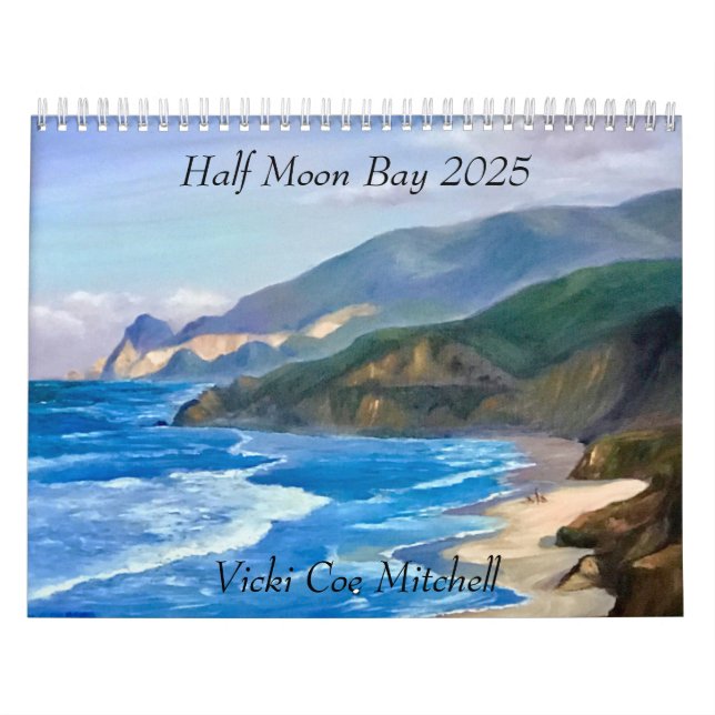 Calendrier Half Moon Bay 2025 (Protection)