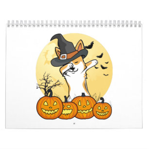 Calendrier Halloween Corgi Dabbing