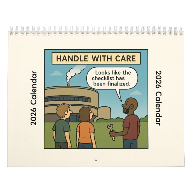 Calendrier Handle With Care 2026 Calendar (Protection)