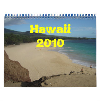 Calendrier Hawaï 2010