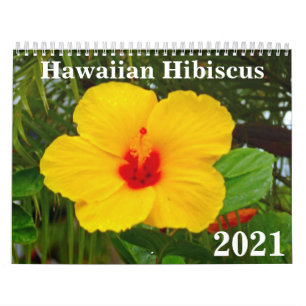 Calendrier Hawaiian Hibiscus 2021