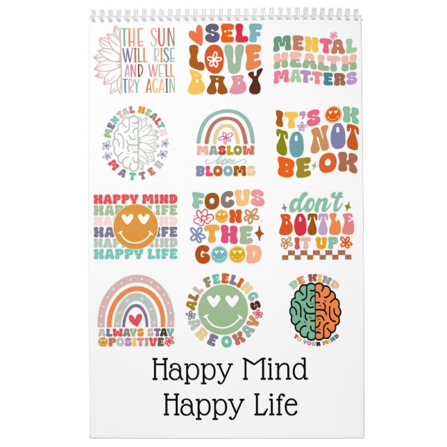Calendrier Heureux esprit vie heureuse (Protection)
