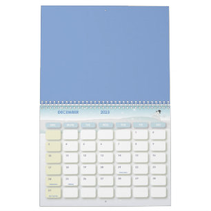 Calendrier Hibiscus fleurs et feuilles