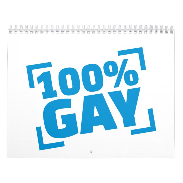 Calendrier homosexuel de 100% (Protection)
