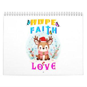 Calendrier Hope Faith Love