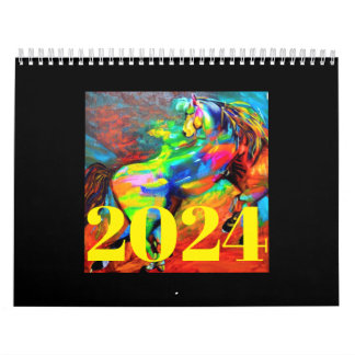 Calendrier HORSE SAUVAGE designgood4you@by ESPÈCE ELISA ELISA