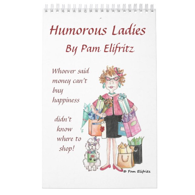 Calendrier Humour, Assertive Ladies le disent dans des croqui (Protection)
