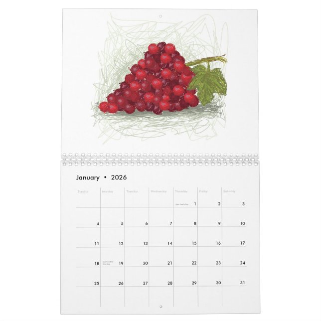 calendrier I de 2013 fruits (Jan 2026)