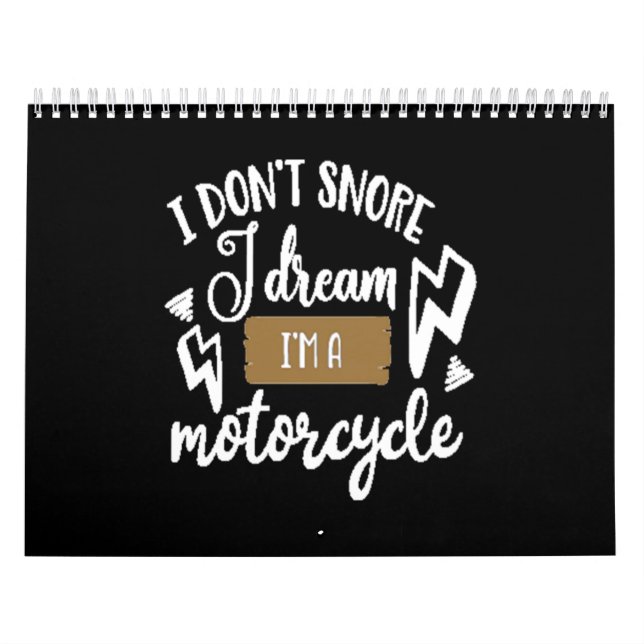 Calendrier I don't snore (Protection)