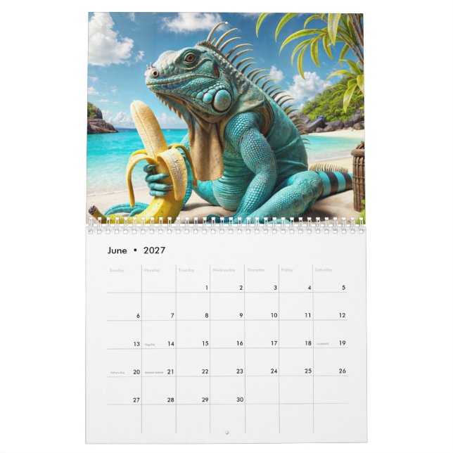 Calendrier Iguana (Jun 2027)
