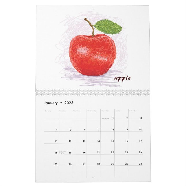 calendrier III de 2013 fruits (Jan 2026)
