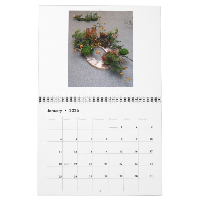 Calendrier Ikebana (Jan 2026)