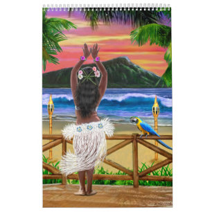 CALENDRIER ÎLES TROPICALES DE PARADIS