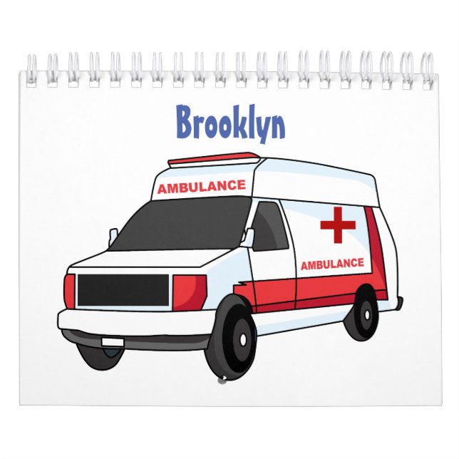 Calendrier Illustration de dessin sur les transports (Protection)