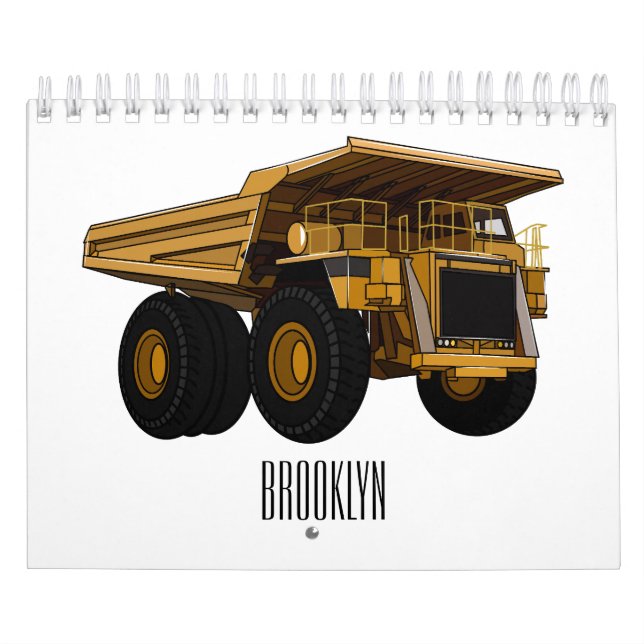 Calendrier Illustration de dessin sur les transports (Protection)