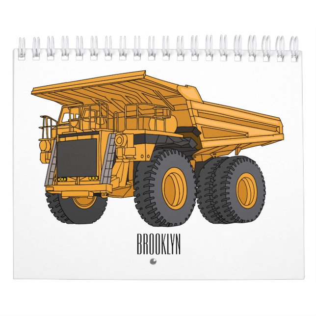 Calendrier Illustration de dessin sur les transports (Protection)