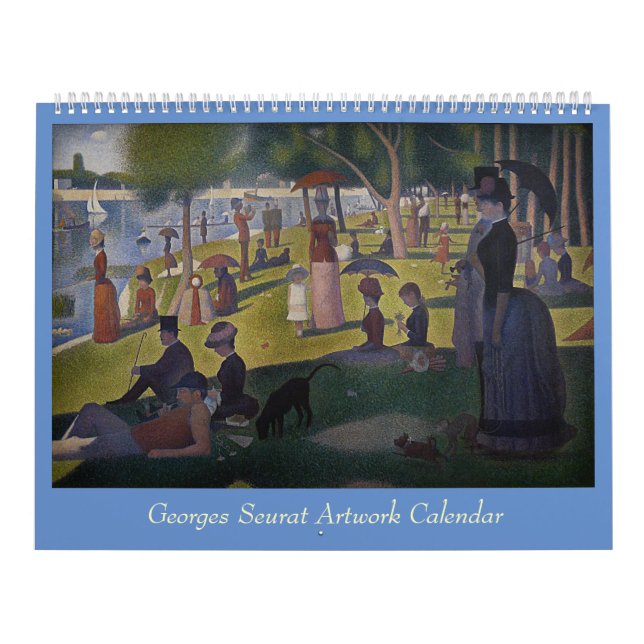 Calendrier Illustration de Georges Seurat (Protection)