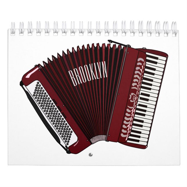 Calendrier Illustration d'instrument de musique (Protection)