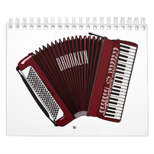 Calendrier Illustration d'instrument de musique