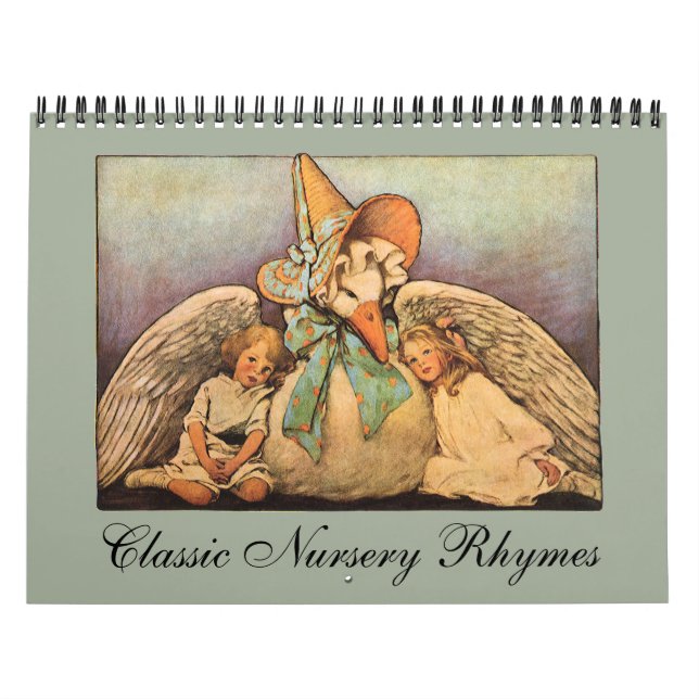 Calendrier Illustrations vintages Mère Goose Nursery Rhymes (Protection)