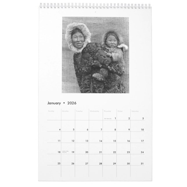 Calendrier Images choisies d'Edouard S. Curtis 2012 (Jan 2026)