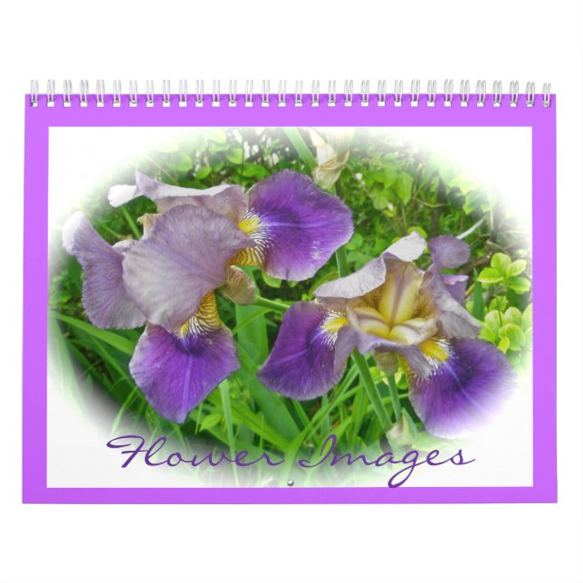 Calendrier - Images de fleurs (Protection)