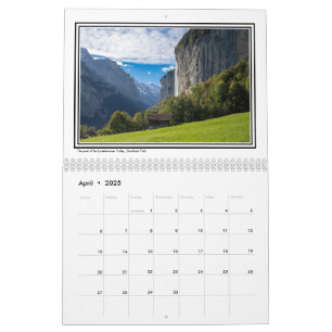 Calendrier Images des Alpes suisses