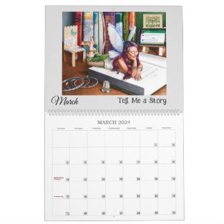 Calendrier Imaginaire rencontre la réalité grande 12 mois Cal