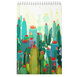 Calendrier Impression Cactus Beaucoup De Cactus