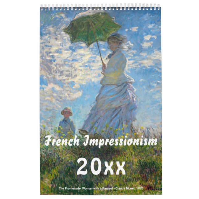 Calendrier Impressionnisme français et post-impressionnisme (Protection)