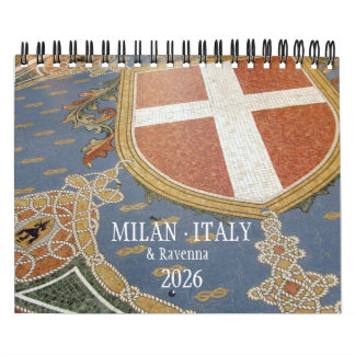 Calendrier ITALY - Milan & Ravenna Calendar 2026