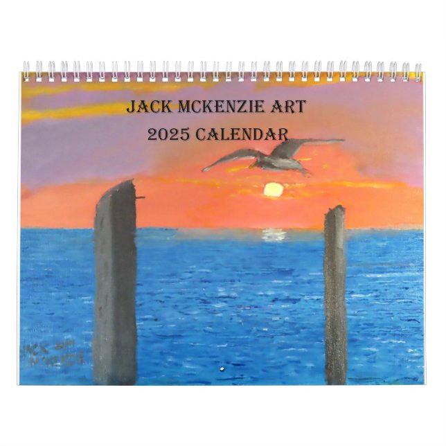 Calendrier Jack Mckenzie Art 2025 (Protection)