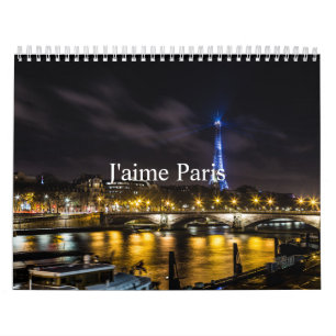 Calendrier J'aime Paris
