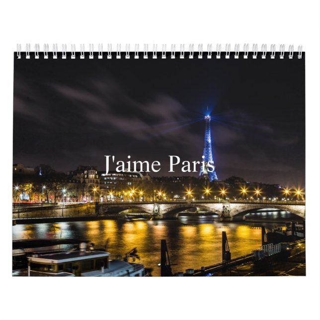 Calendrier J'aime Paris (Protection)
