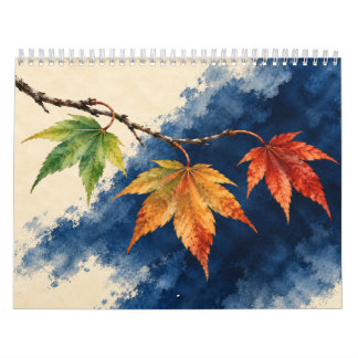Calendrier Japanese Botanical Art in Traditional Colors