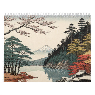Calendrier Japanese Landscape Art | Four Seasons of Japan