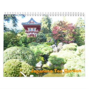Calendrier japonais de jardin de thé
