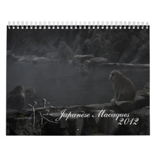 Calendrier japonais de Macaques