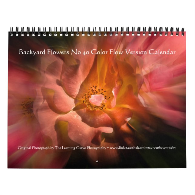 Calendrier Jardin Fleurs No 40 Version de flux couleur (Protection)