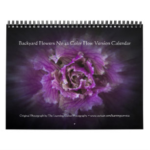 Calendrier Jardin Fleurs No 42 Version de flux couleur