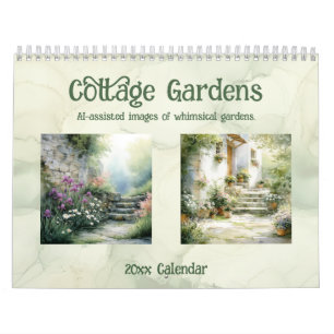 Calendrier Jardins de campagne Images fantaisistes assistées