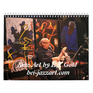 Calendrier Jazz Art par E.J. Gold