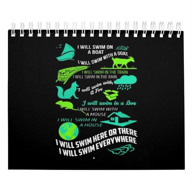 Calendrier Je Nagerai Ici Ou Là Je Nagerai Partout (Protection)