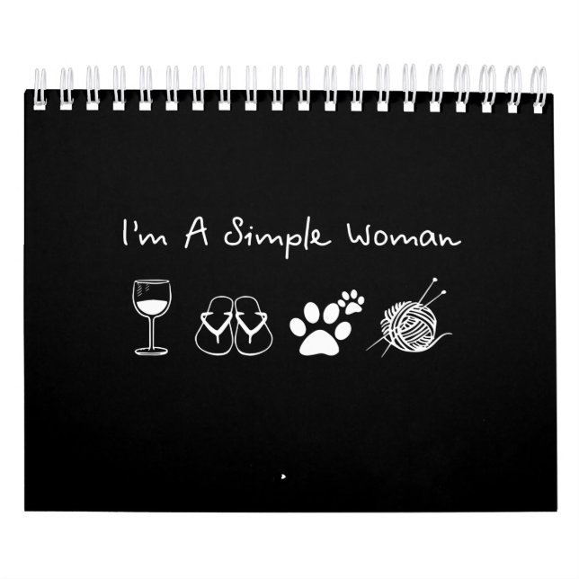 Calendrier Je suis une fille simple| Crochet Lover (Protection)