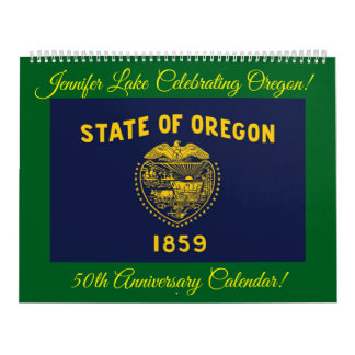 Calendrier Jennifer Lake Célébrer l'Oregon pendant 50 ans!