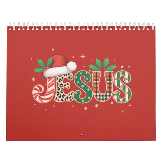 Calendrier Jésus chrétien Religieux Dire Foi Bible Verse (Protection)