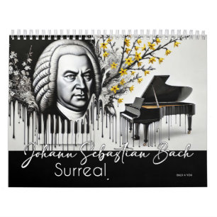 Calendrier Johann Sebastian Bach Portraits : Surréaliste